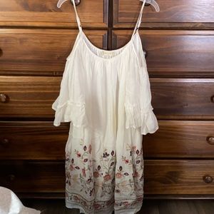 White altard state dress